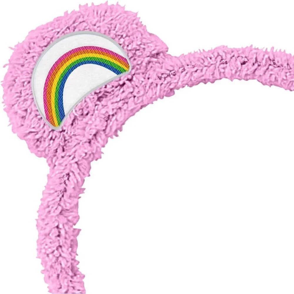 Care Bears Plush Headband Ears Belly Badge Comfortable Soft Cosplay Accessory